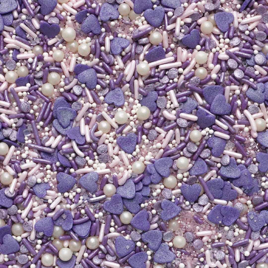 Oasis Supply Valentine's Day - Purple Love Sprinkle Mix - 3 oz