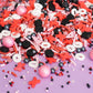 Oasis Supply Valentine's Day Sprinkles, Hugs and Kisses Sprinkle Mix - 3 oz