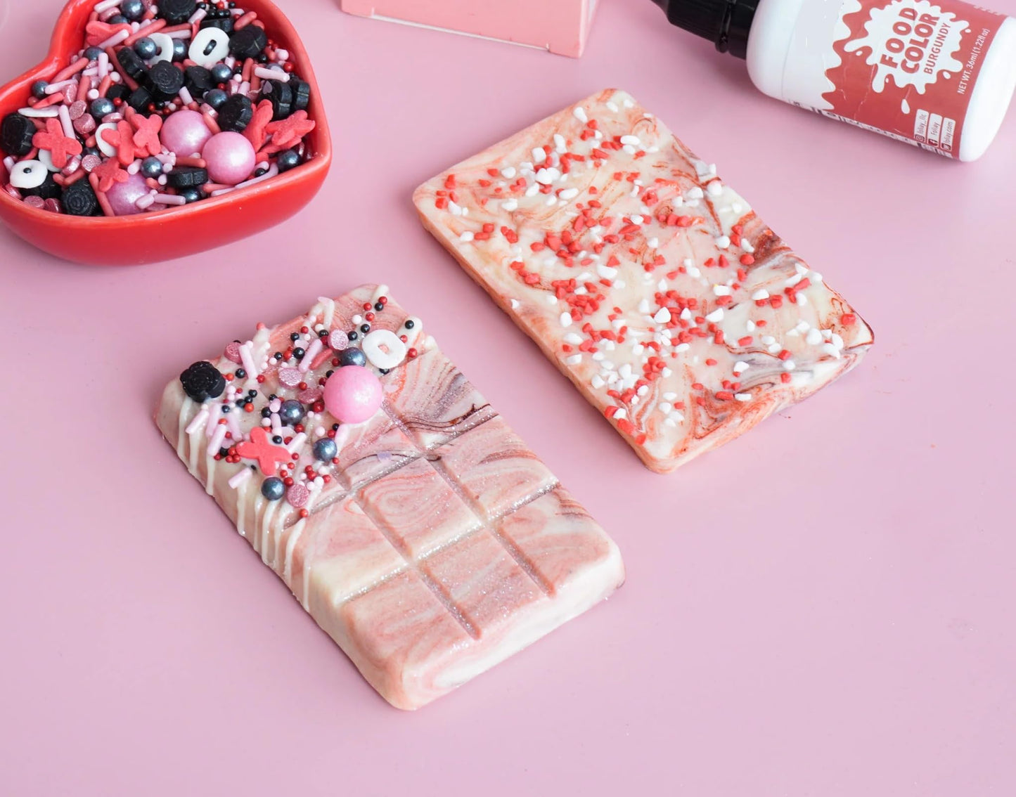 Oasis Supply Valentine's Day Sprinkles, Hugs and Kisses Sprinkle Mix - 3 oz