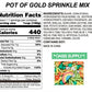 Oasis Supply, St. Patrick's Day - Pot Of Gold Sprinkle Mix - 3 oz
