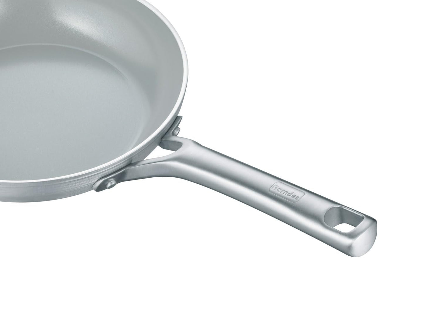 Frying pan 20, 24, 28 or 30 cm, aluminum, recycled, gray - b.free