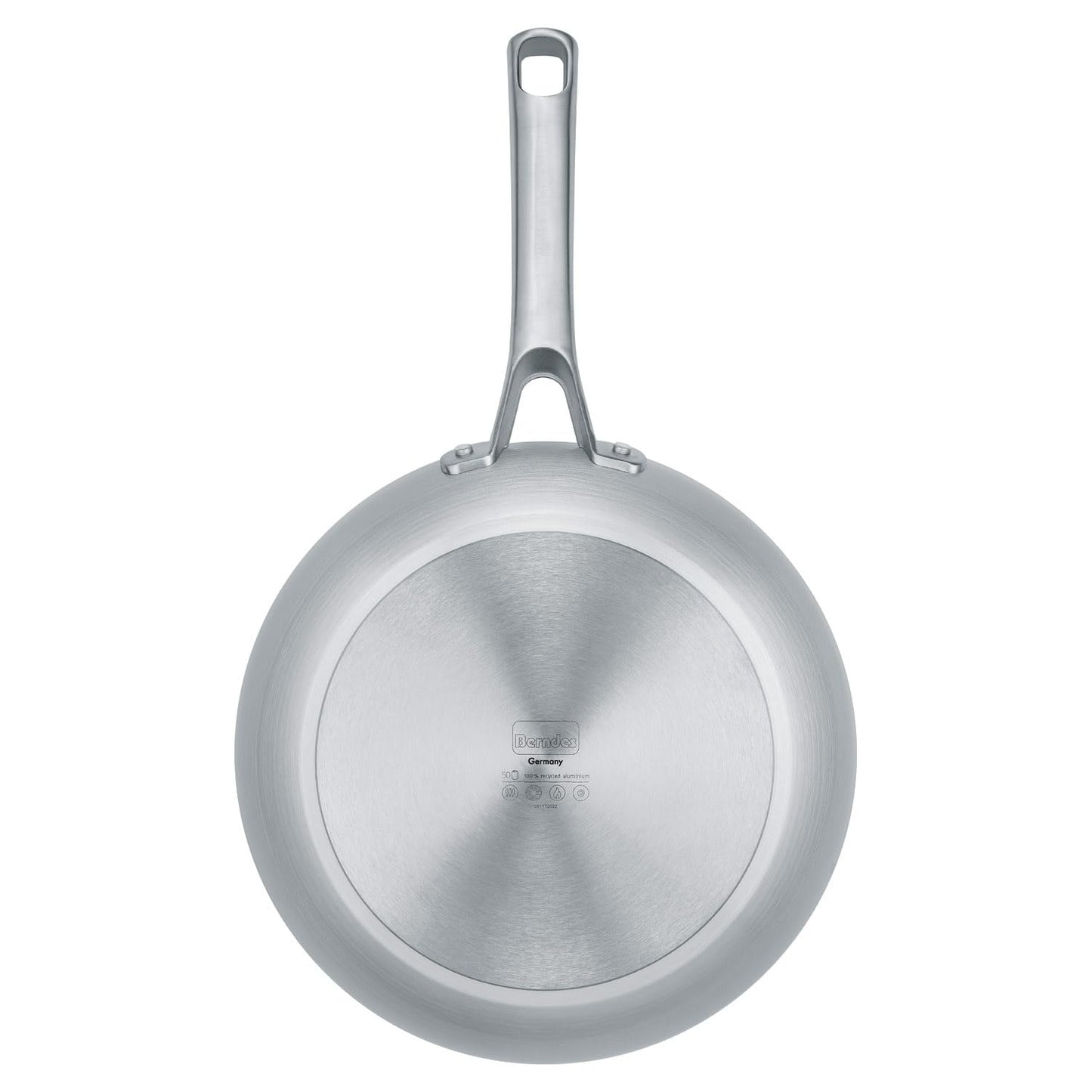 Frying pan 20, 24, 28 or 30 cm, aluminum, recycled, gray - b.free