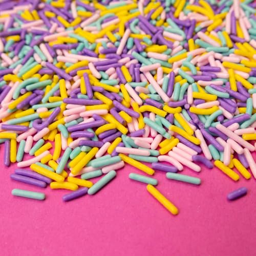 Oasis Supply Easter & Spring Sprinkle Mix Collection - Spring Fling Jimmies Mix - 3 oz