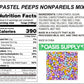 Oasis Supply Easter & Spring Sprinkle Mix Collection - Pastel Peeps Nonpareils Mix - 3 oz