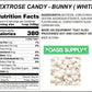 Oasis Supply Easter & Spring Sprinkle Mix Collection - White Bunny Candy Sprinkles - 3 oz