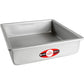 Fat Daddio's Square Aluminum Pans, 14/16-Gauge Hard Anodized Aluminum, Galvanized Steel, Choose from 30 Sizes