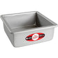 Fat Daddio's Square Aluminum Pans, 14/16-Gauge Hard Anodized Aluminum, Galvanized Steel, Choose from 30 Sizes