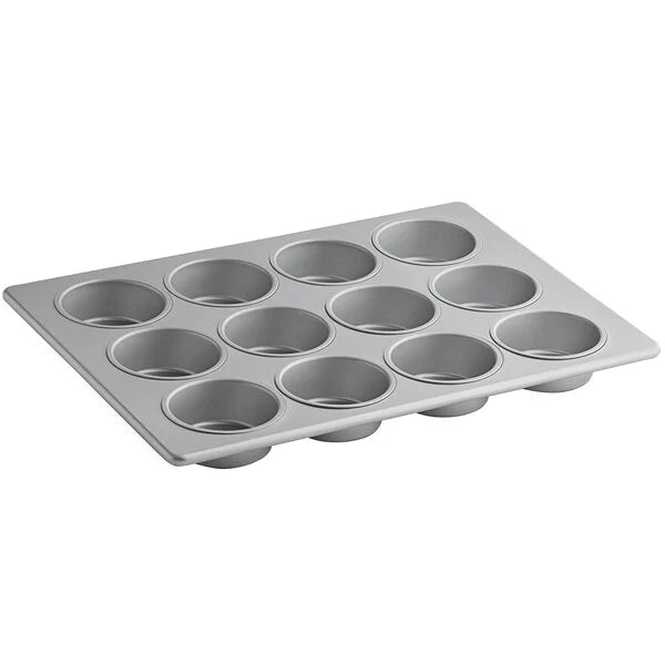 Heavy Duty Glazed Aluminized Steel Muffin / Cupcake Pans - Multiple Sizes Available