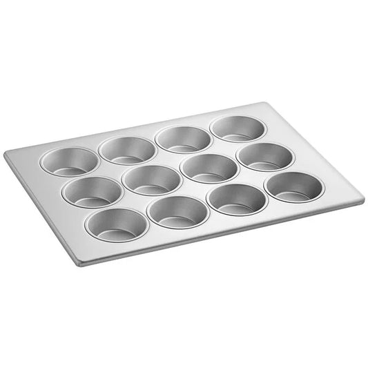 Heavy Duty Glazed Aluminized Steel Muffin / Cupcake Pans - Multiple Sizes Available