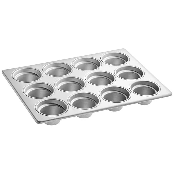 Heavy Duty Glazed Aluminized Steel Muffin / Cupcake Pans - Multiple Sizes Available