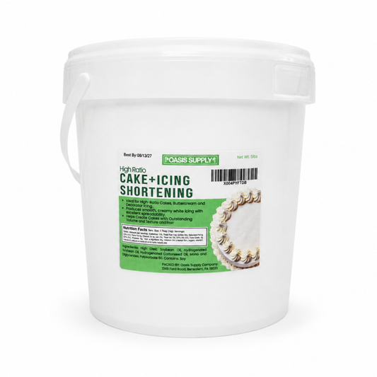 High-Ratio Gold Icing Shortening, Zero Grams Trans Fat per Serving, Premium Bakery Shortening for Buttercream, Frosting and Icing