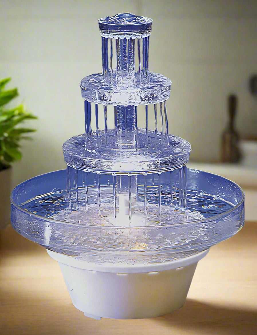 Elegant 12.5" High x 10" Wide Water Fountain for Cakes