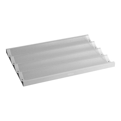 Glazed Aluminum Baguette / French Bread Pan, 4 Loaf, 5 Loaf, or 6 Loaf