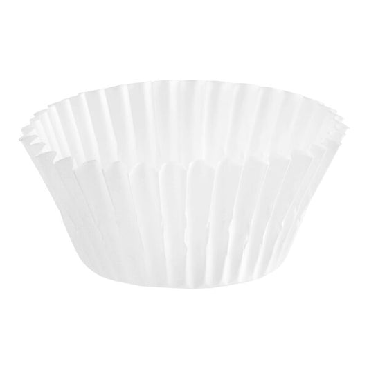 White Fluted Baking Cups - Small (mini) Size 1-1/2" x 1"