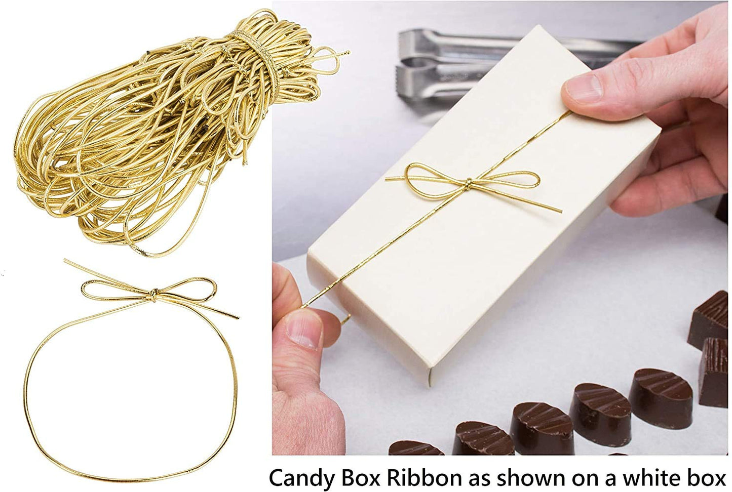 Lots of Hearts 1/2 lb. Candy Boxes Kit - 12 boxes, 12 pads & 12 gold loop ribbons