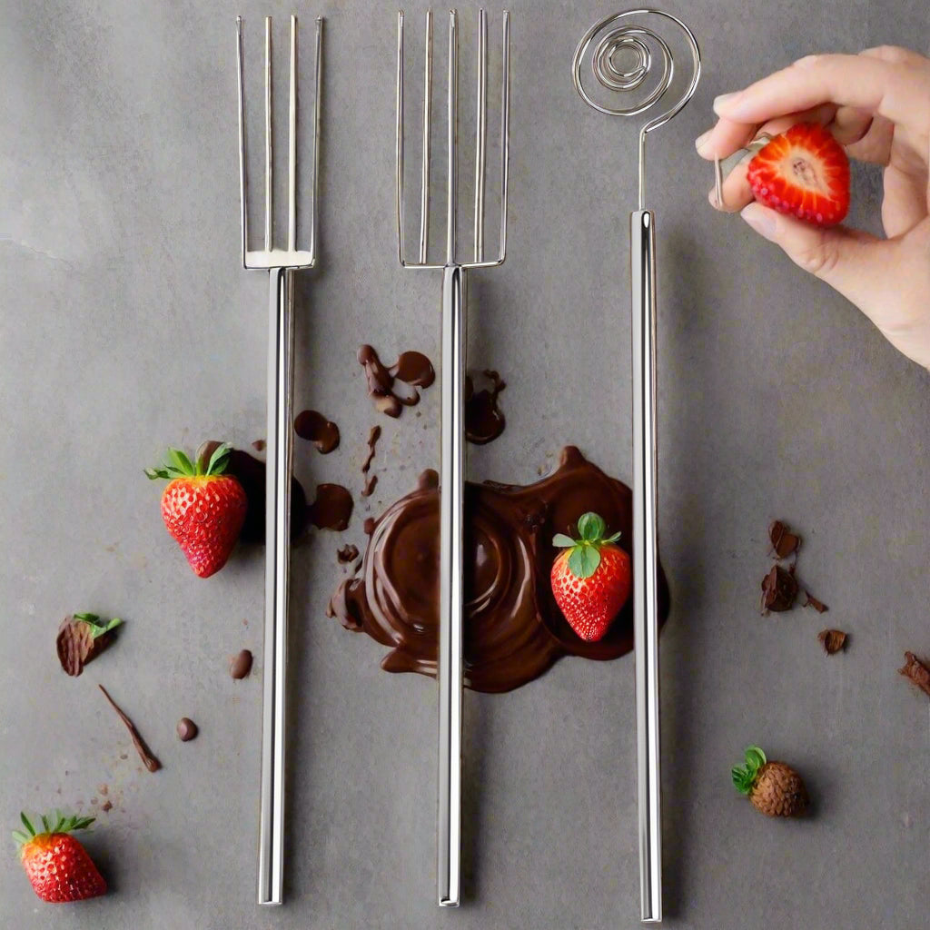 Candy / Fruit Dipping Tools - Stainless-Steel, Choose from Five Styles