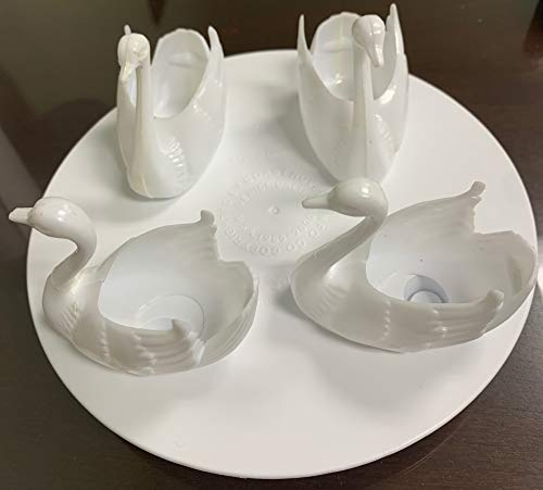 Oasis Supply, Coast SPS Single Plate Separator, Stacking System, Cake Columns (Swans with Hole) - 4 Count