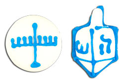 Dreidel & Menorah Icing Assortment 150ct