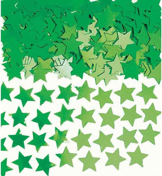 Mini Stars Confetti, Green