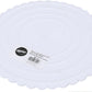 Wilton,  Decorator Preferred Round Scalloped Edge Cake Separator Plates, 6" to 14"