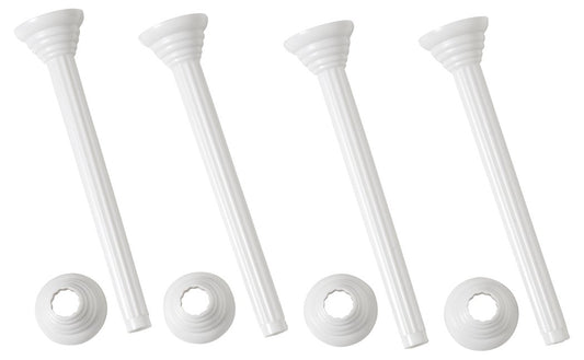 Wilton, 7" Baker's Best Disposable Cake Pillars, with Rings- 4/Pack