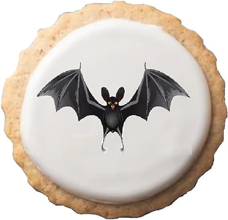 Edible Halloween Cupcake Toppers (12 Count) – Icing Circles Edible Cake Decorations for Baked Goods