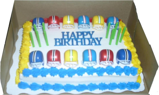 Mini, Football Helmets, 1.75" (purchase a 12 or 32 count)