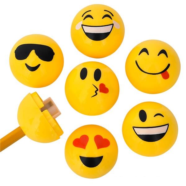 1.5" Emoticon Sharpeners 24 pack