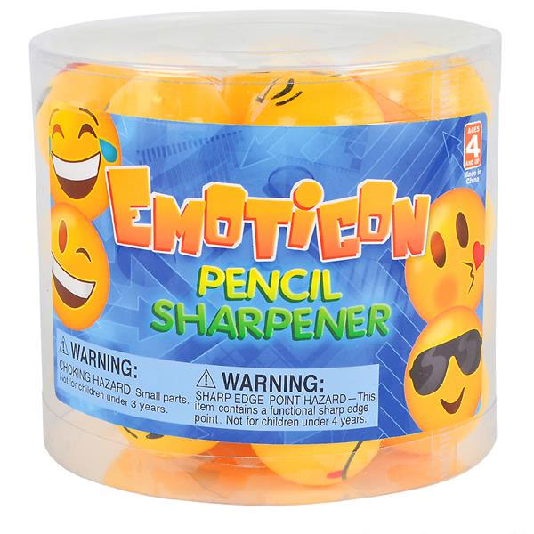 1.5" Emoticon Sharpeners 24 pack