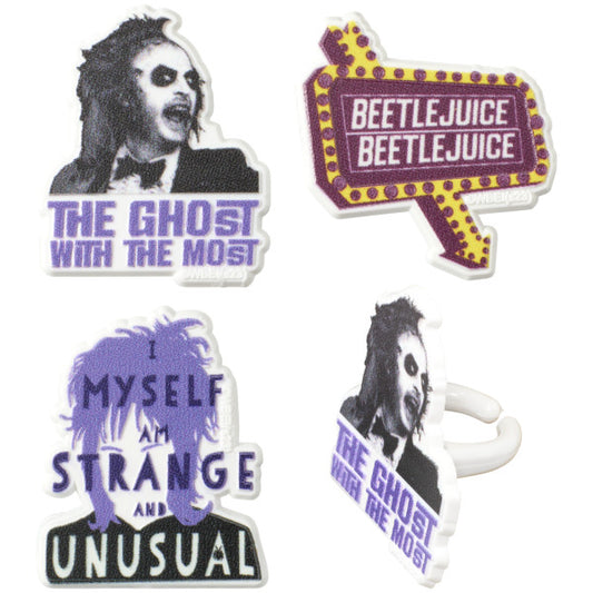 BEETLEJUICE Cupcake Rings