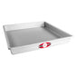 Fat Daddio's Square Aluminum Pans, 14/16-Gauge Hard Anodized Aluminum, Galvanized Steel, Choose from 30 Sizes