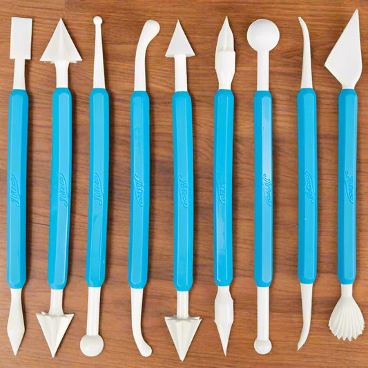 Ateco 4200 9-Piece Sculpting Set – 18 Versatile Shapes for Precision Decorating