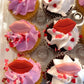 Edible Valentines Cake Decorations (Red & Pink Lips) - Royal Sugar Icing Decorations - Valentine's Sprinkles for Baking