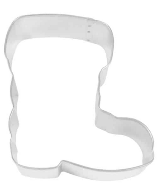 Cookie Cutter Santa Boot 4" Tin