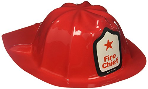 Rhode Island Novelty Plastic Firefighter Chief Hat (Set of 24)