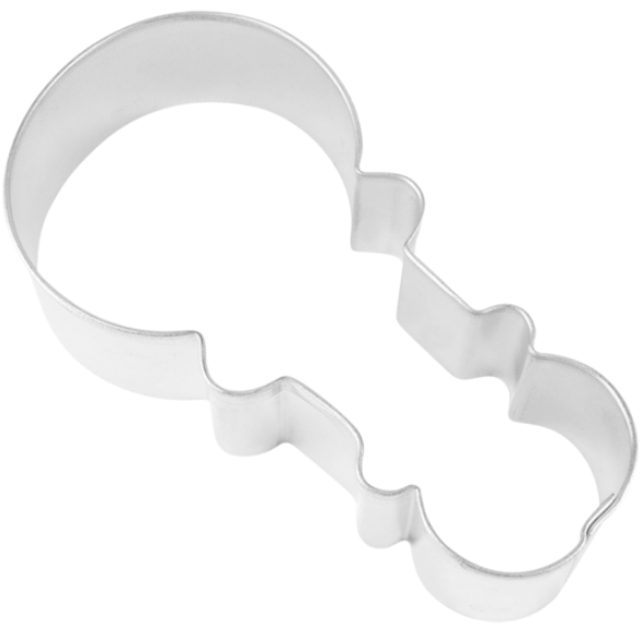 Cookie Cutter Baby Rattle 4" Tin