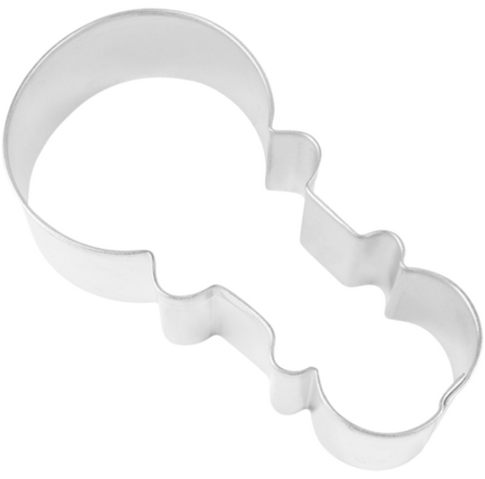 Cookie Cutter Baby Rattle 4" Tin