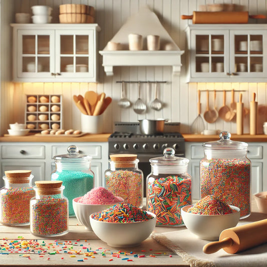 Sprinkles (Jimmies), Choose from 15 Colors and Various Weights