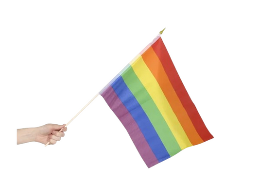 12" x 18" Rainbow Flag - 3 pack