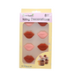 Edible Valentines Cake Decorations (Red & Pink Lips) - Royal Sugar Icing Decorations - Valentine's Sprinkles for Baking