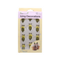 Edible Bee Decorations for Desserts - Bumble Bee Cake Topper for Desserts - Thematic Bee Party Decorations