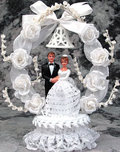 Cherished Love Cake Topper, D142R, 10 1/2" high