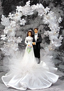 Flowering Love Cake Topper D788, 9" High