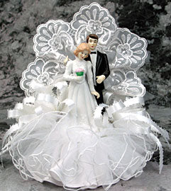 Timeless Love Cake Topper, D970, 9 1/2" high