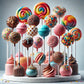 Paper Lollipop / Cake Pop Sticks - 6"