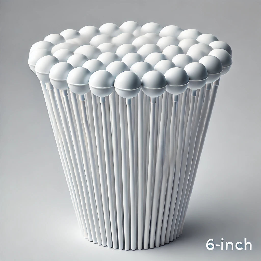 Paper Lollipop / Cake Pop Sticks - 6"
