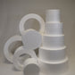 Round Styrofoam Cake Dummy Various Sizes