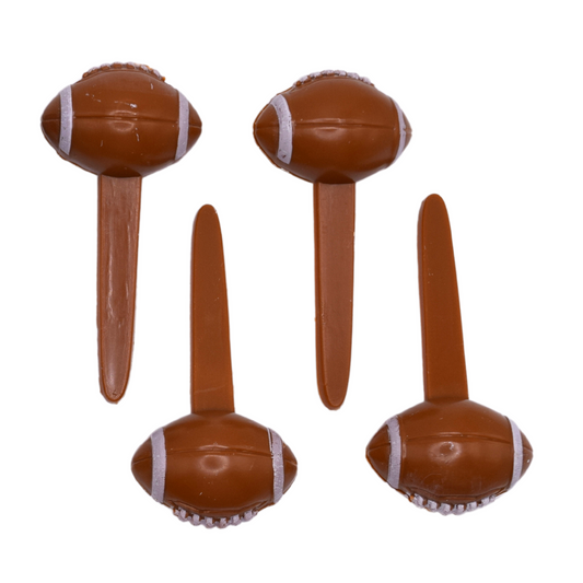 Football Cupcake Picks,  2.5" - 12,24,or 72 count