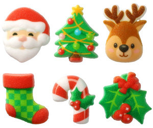 Holly Jolly Deco-On Sugar Shapes 126ct