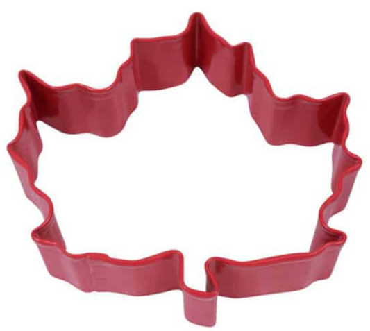 Cookie Cutter Canada Maple Leaf 3" Red